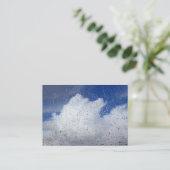 April Showers Visitekaartje (Staand voorkant)