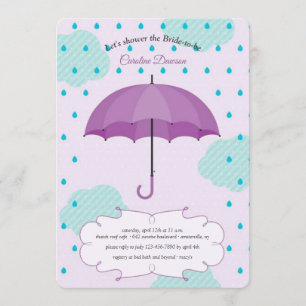 April Showers Vrijgezellenfeest Kaart