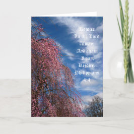 April Sky met Filippijnen 4:4 Bedankkaart