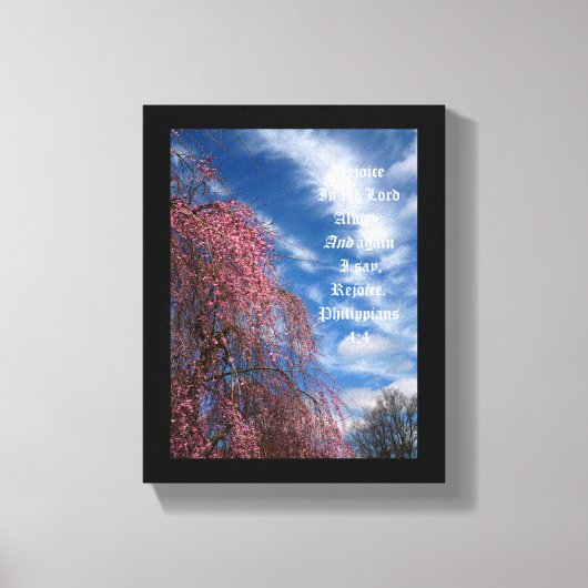 April Sky met Filippijnen 4:4 Canvas Afdruk (Voorkant)