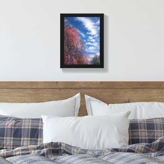 April Sky met Filippijnen 4:4 Canvas Afdruk (Insitu (Slaapkamer))