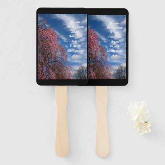 April Sky met Filippijnen 4:4 Handwaaier (Voorkant en achterkant)