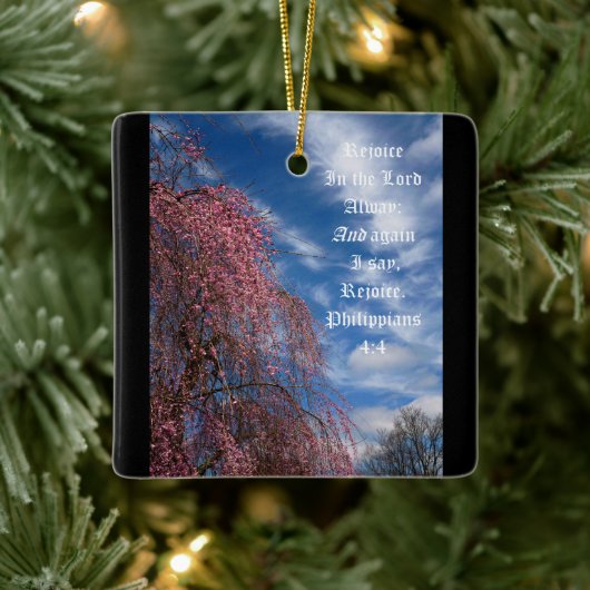 April Sky met Filippijnen 4:4 Keramisch Ornament (Boom)