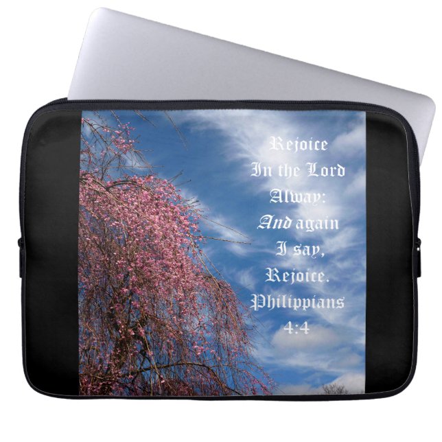 April Sky met Filippijnen 4:4 Laptop Sleeve (Voorkant)