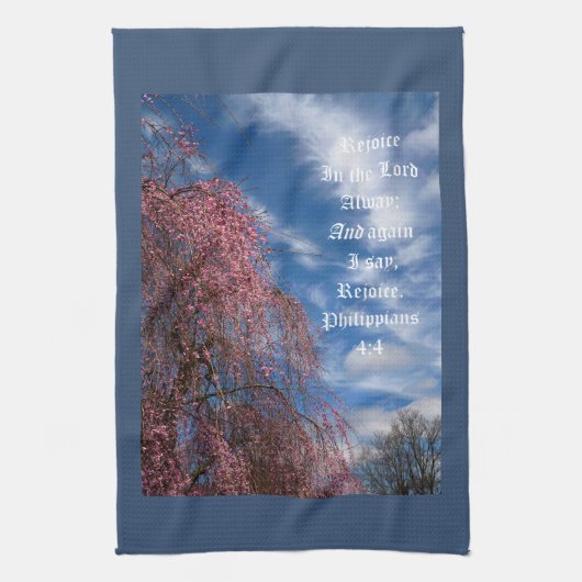 April Sky met Filippijnen 4:4 Theedoek (Verticaal)