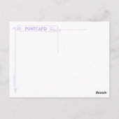 April-sneeuwstorm Briefkaart (Achterkant)