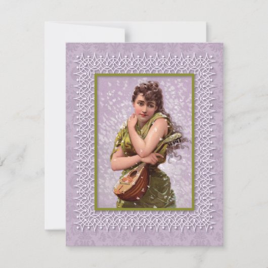 April-sneeuwstorm Kaart (Voorkant)