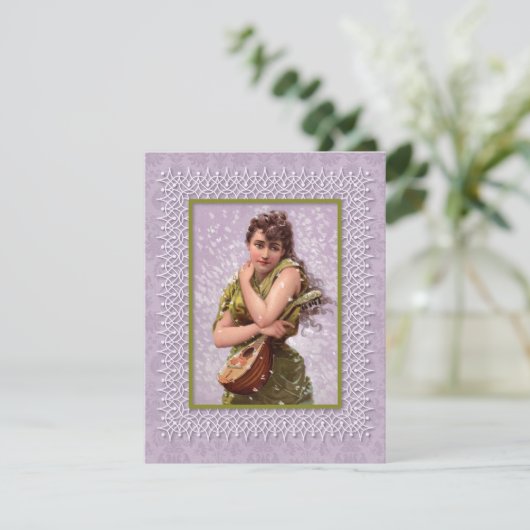 April-sneeuwstorm Kaart (Staand voorkant)