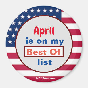April staat op mijn beste lijst Magnet