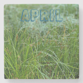 april stenen onderzetter
