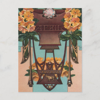 April - Taurus Briefkaart