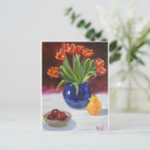 April Tulpen Briefkaart (Staand voorkant)