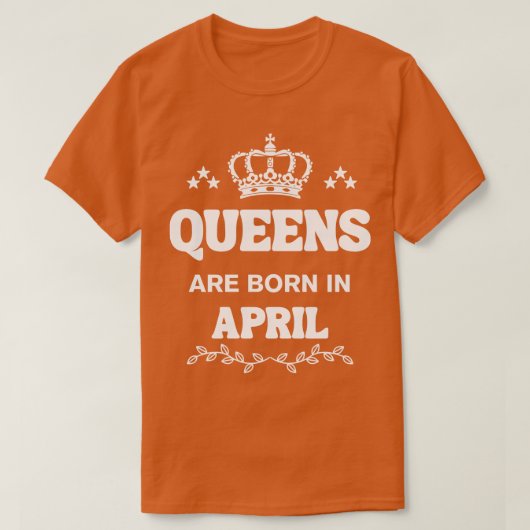 April Verjaardag 12 T-shirt (Design voorkant)