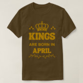 April Verjaardag 13 T-shirt (Design voorkant)