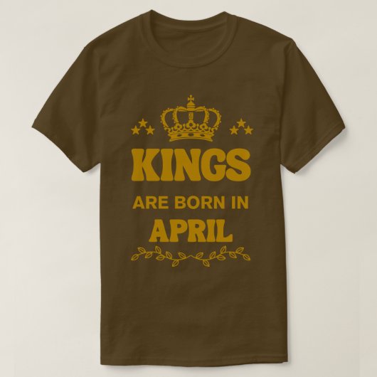 April Verjaardag 13 T-shirt (Design voorkant)