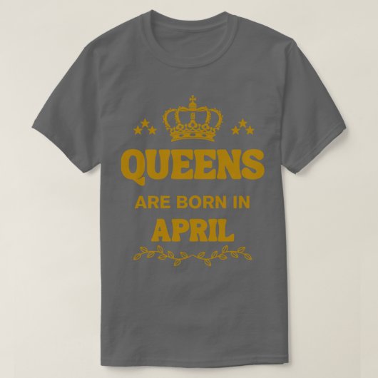 April Verjaardag 8 T-shirt (Design voorkant)