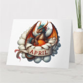 April Verjaardag Kaart (Voorkant)