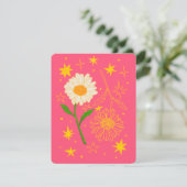 April Verjaardag Maand Kaart (Daisy) (Staand voorkant)