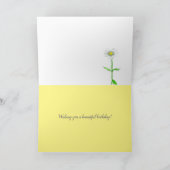 April Verjaardag Narcis Geboortemaand Bloem Kaart (Binnen)