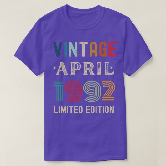 April Verjaardagscadeau 13 T-shirt (Design voorkant)