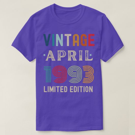 April Verjaardagscadeau 16 T-shirt (Design voorkant)