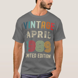April Verjaardagscadeau 19 T-shirt