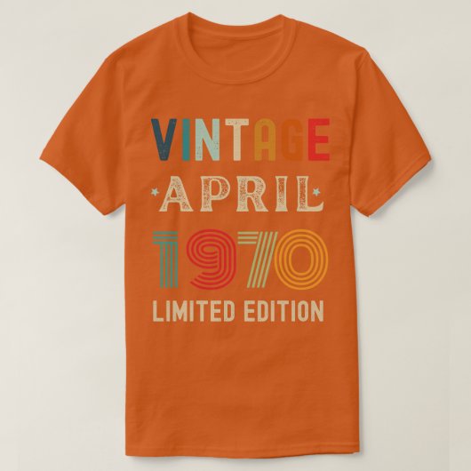 April Verjaardagscadeau 31 T-shirt (Design voorkant)