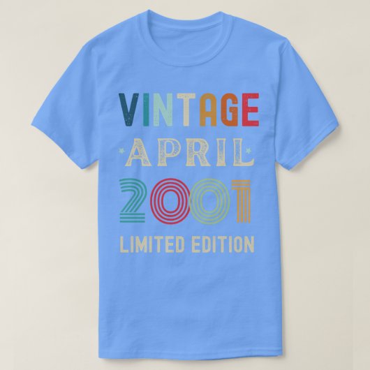 April Verjaardagscadeau 3 T-shirt (Design voorkant)