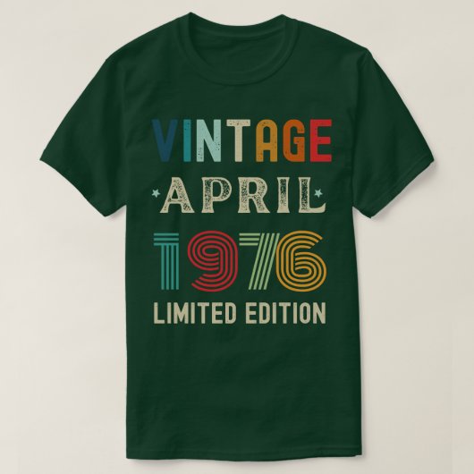 April Verjaardagscadeau 9 T-shirt (Design voorkant)