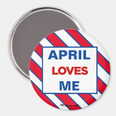 APRIL VERLIEZT ME magneet (Voorkant / Achterkant)