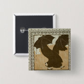 April Vierkante Button 5,1 Cm (Voorkant /achterkant)