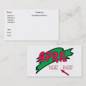 april - visitekaartje (Voorkant / Achterkant)