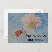 Aprile Briefkaart (Voorkant / Achterkant)