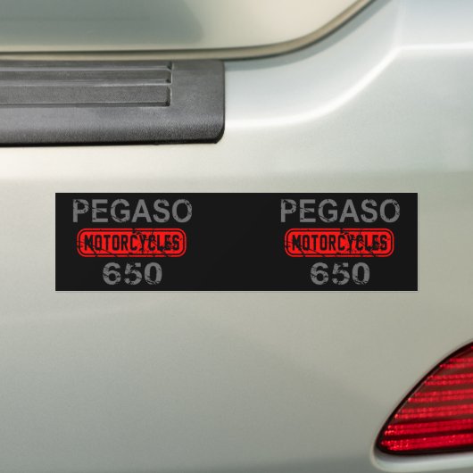 Aprilia Pegaso 650 Bumpersticker (Op auto)