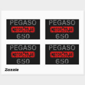 Aprilia Pegaso 650 Rechthoekige Sticker (Vel)