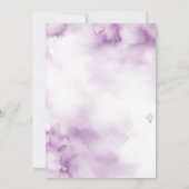 Aprilse Regens Brengen May Rozen Paarse Paraplu Kaart (Achterkant)