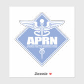 APRN-diamant (Advance Practice Registered Nurse) Sticker (Vel)