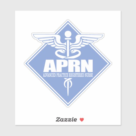 APRN-diamant (Advance Practice Registered Nurse) Sticker (Vel)