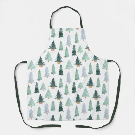 Apron (66 x 76,2cm) - Christmas Pattern Schort (Voorkant)