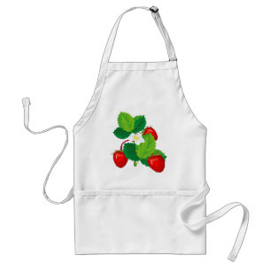 Apron aardbeien standaard schort