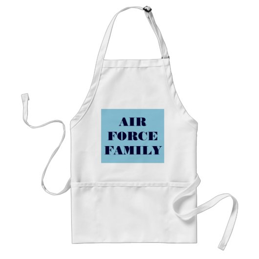 Apron Air Force Familie Standaard Schort (Voorkant)
