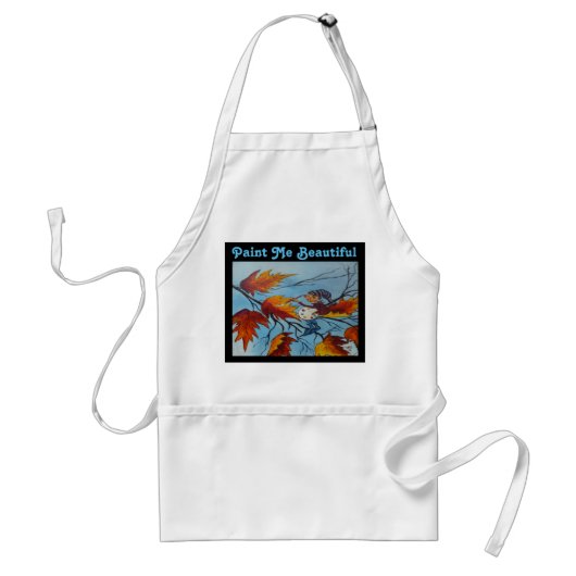 Apron Ann Hayes schilderend pixie schilderen Standaard Schort (Voorkant)