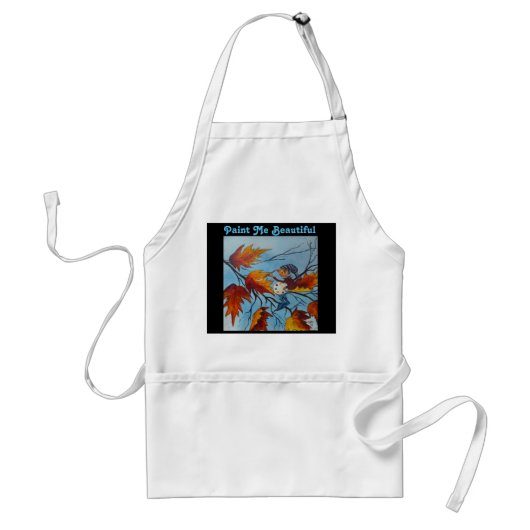 Apron Ann Hayes schilderend pixie schilderen Standaard Schort (Voorkant)