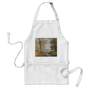 Apron Ann Hayes schilderende Forest Stream Standaard Schort