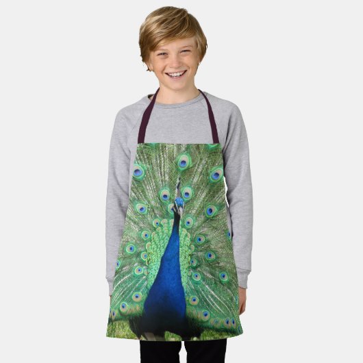 Apron (ao) - Peacock Pride Schort (Gedragen)