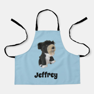 Apron - Black and White Speelgoed Dog Schort