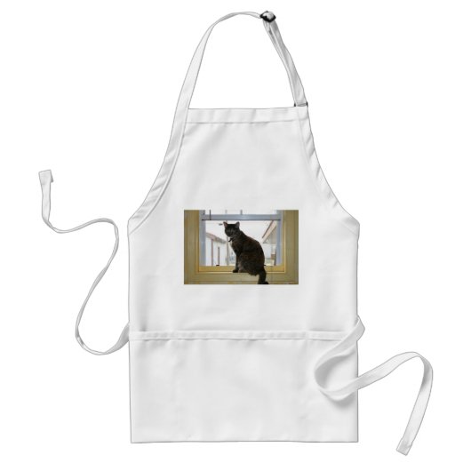 Apron, Calico Cat Standaard Schort (Voorkant)