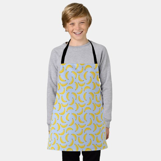 Apron Children (61 x 51 cm) - Banana Pattern Schort (Gedragen)