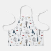 Apron Children (61 x 51 cm) - Winter Pattern Schort (Voorkant)