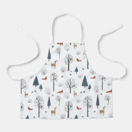 Apron Children (61 x 51 cm) - Winter Pattern Schort